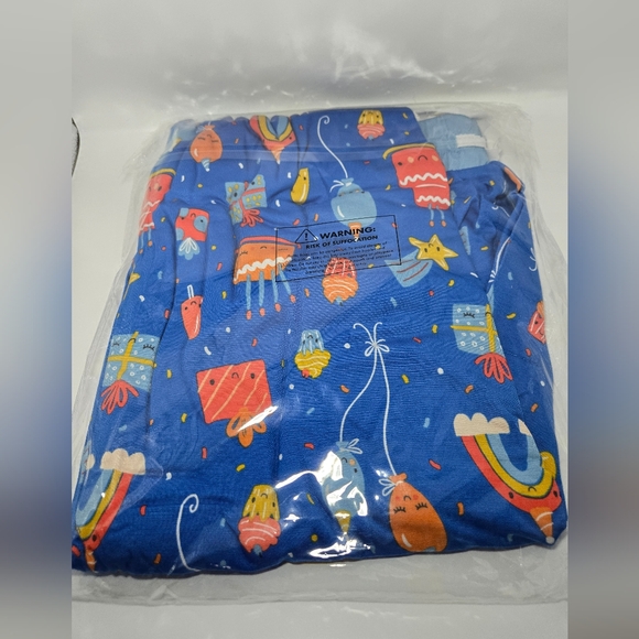 🎉 Little Sleepies Men’s Blue Birthday Wishes Pajama Pants – Size L | New in Bag - Picture 3 of 3